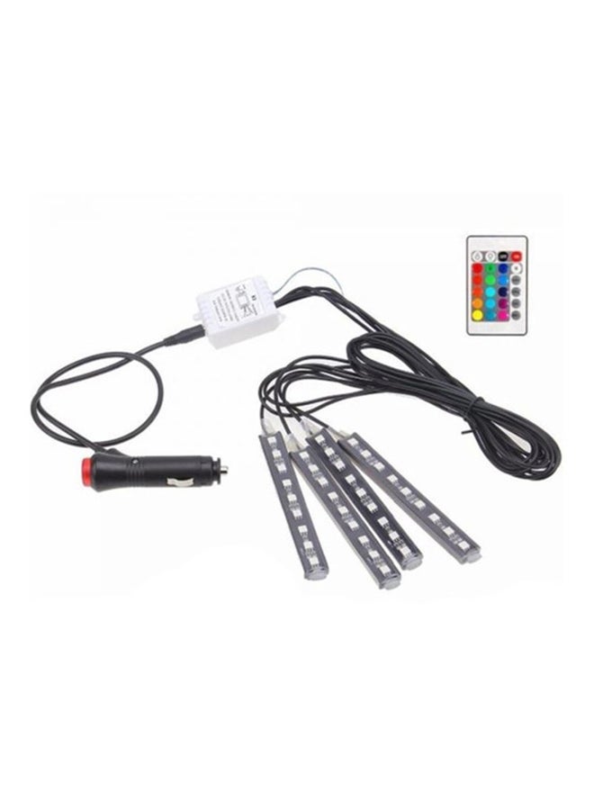 MUNTAQI 4-In-1 Car Interior Decorative LED Light With Remote - Image 1
