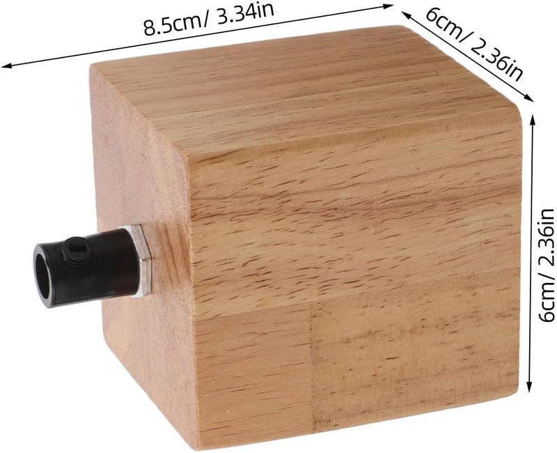 DOITOOL Hanging Lamp Thread Holder Chandelier Lamp Socket Wooden Decorative Vintage Wooden Light Fixture E27 Thread Holder for Home Lighting Parts - Image 4