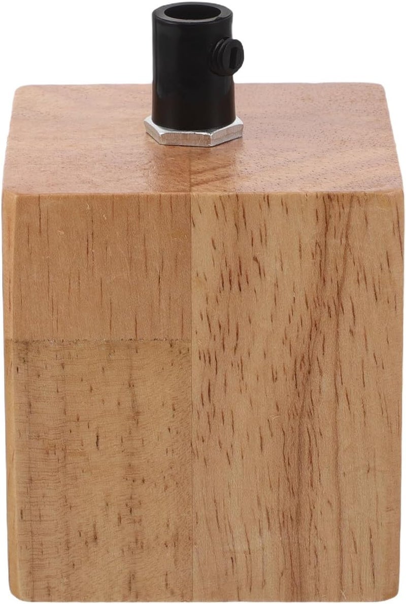 DOITOOL Hanging Lamp Thread Holder Chandelier Lamp Socket Wooden Decorative Vintage Wooden Light Fixture E27 Thread Holder for Home Lighting Parts - Image 1