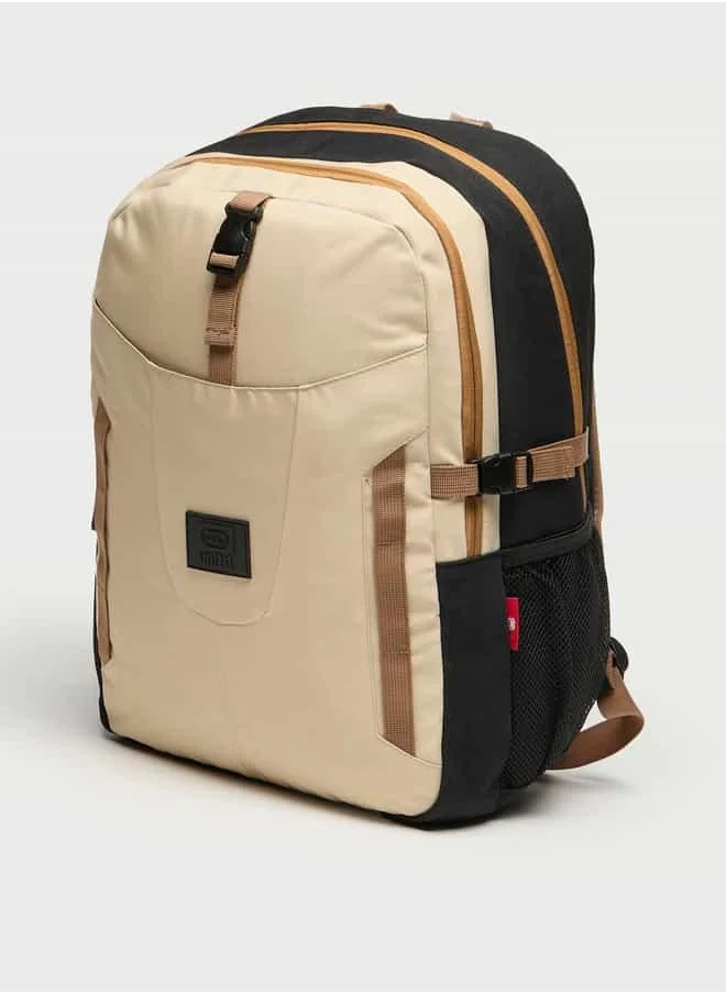 Ecko Unltd. Ecko Unltd Solid Backpack with Adjustable Straps and Zip Closure