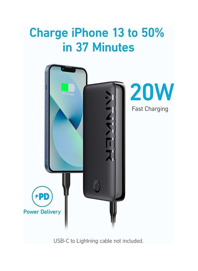 Anker Power Bank, 20W Portable Charger with USB-C Fast Charging, 335 (PowerCore 20K), Works for iPhone 16/15/14 Series, Samsung, iPad Pro, AirPods, Apple Watch, Huawei, Xiaomi, Redmi, Vivo, Oppo - Image 3
