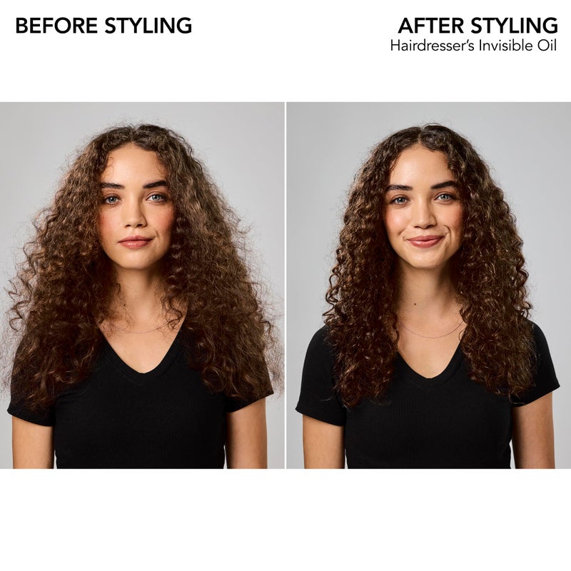 Bumble and Bumble بامبل وبامبل. زيت الشعر غير المرئي لمصفف الشعر | حماية من الحرارة، التحكم في التجاعيد + اللمعان | للشعر المجعد، المموج، المستقيم | مع زيت بذور العنب، جوز الهند + زيت الأركان، 3.4 أونصة سائلة - Image 4