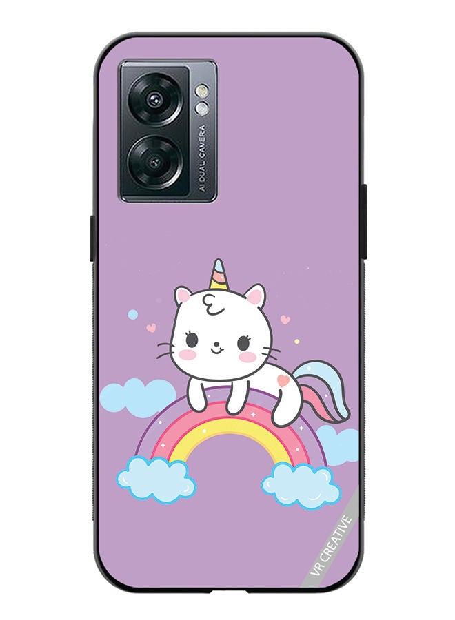 VR CREATIVE Protective Case Cover For OnePlus Nord N300 Unicorn Design Multicolour - Image 1