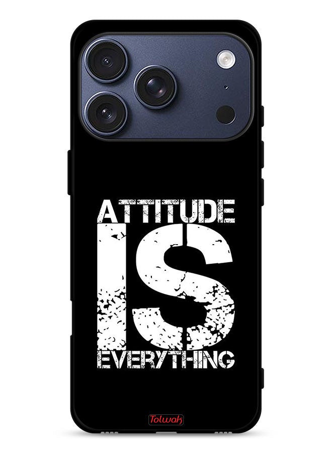 Tolwak Apple iPhone 17 Pro Protective Case Cover Attitude Is Everything - Image 1