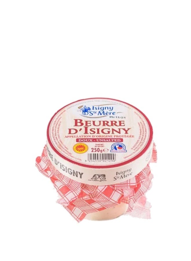 Isigny ste mere Unsalted Butter, AOP - 250g, France - Image 1