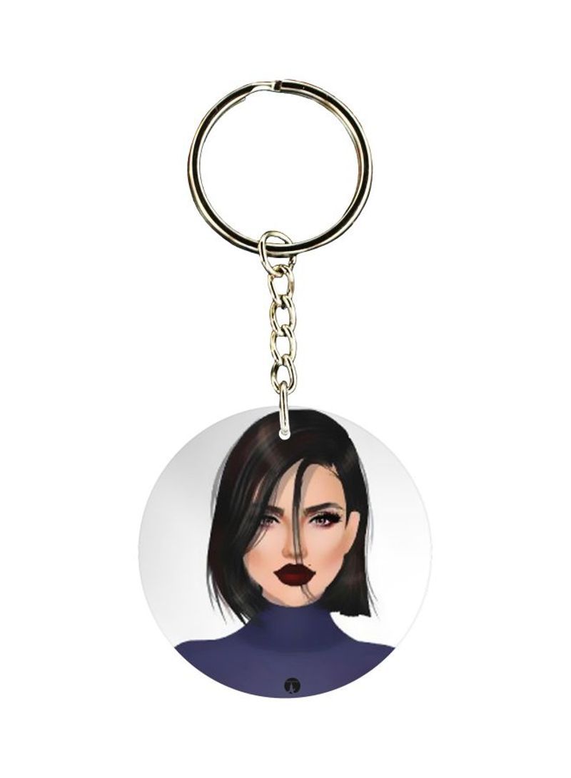 RKN Printed Single Sided Keychain