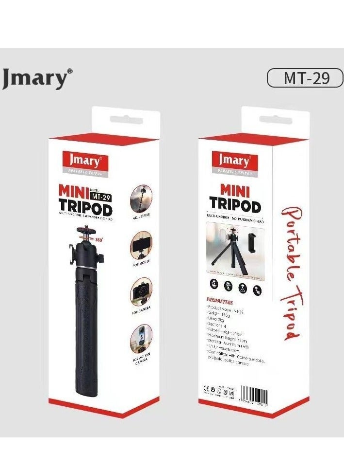 Jmary MT-29 Mini Extendable Tripod for Selfies & Vlogging - Image 2