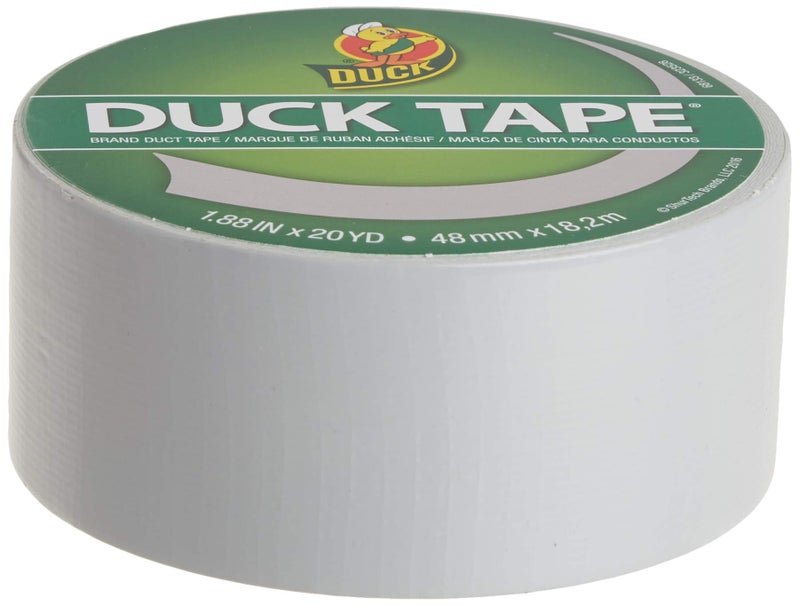 Duck Brand Colored Duct Tape, Dove Grey, 1.88 Inches x 20 Yards, Single Roll (285226) - Image 2