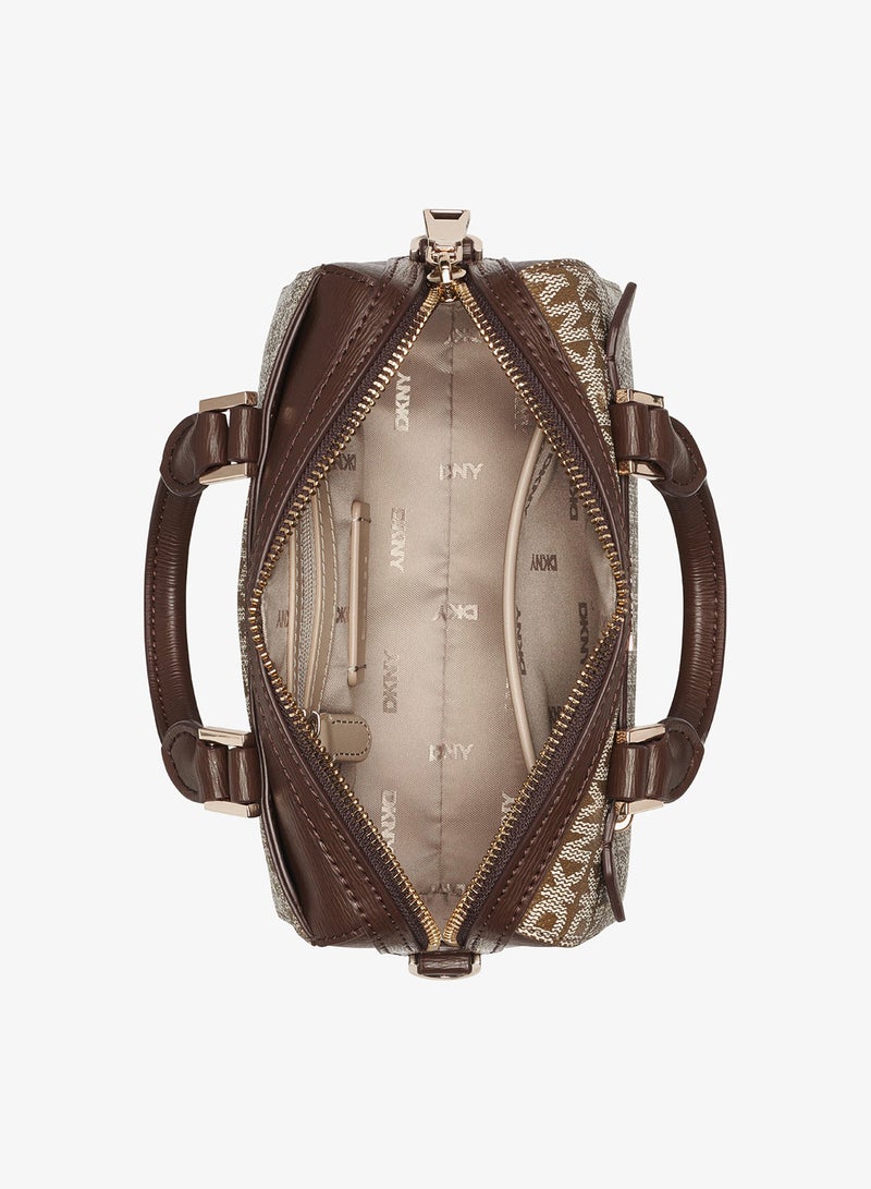 دكني حقيبة كروس بودي بمقبض علوي وتفاصيل شعار براينت - Image 5