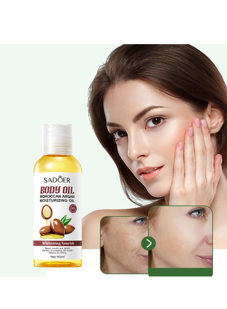 SADOER SADOER body care set consisting of almond, argan and avocado oils - Image 2