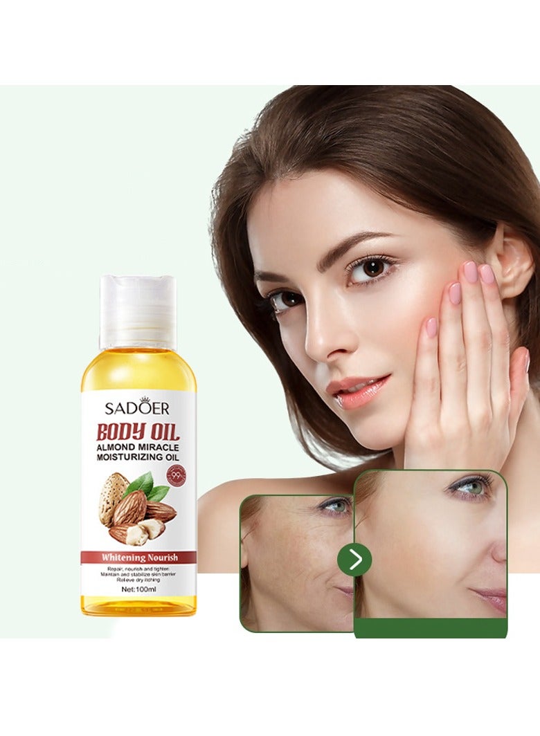 SADOER SADOER body care set consisting of almond, argan and avocado oils - Image 3