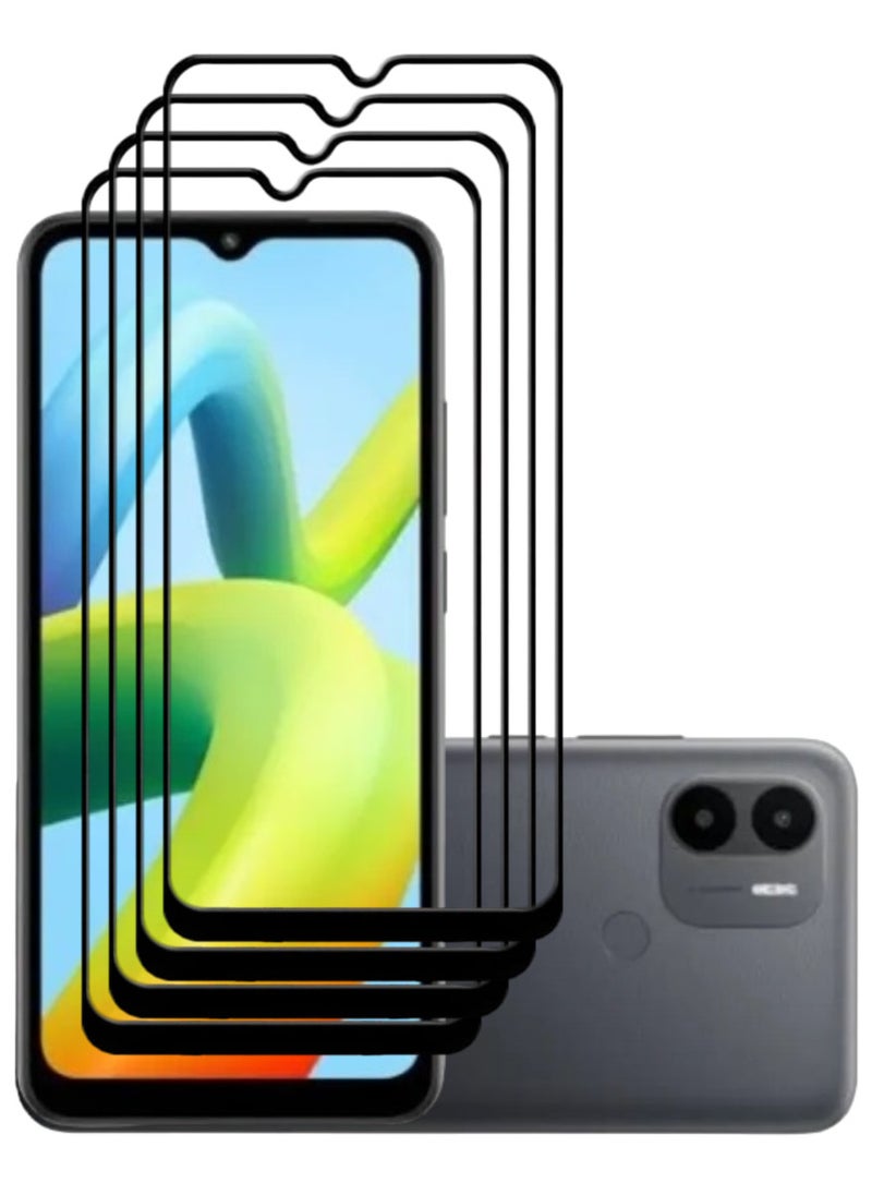ACLIX 4 Pieces Antistatic ESD Dustproof Premium Quality High Definition Tempered Glass Screen Protector Designed For Xiaomi Redmi A1+ - Image 1