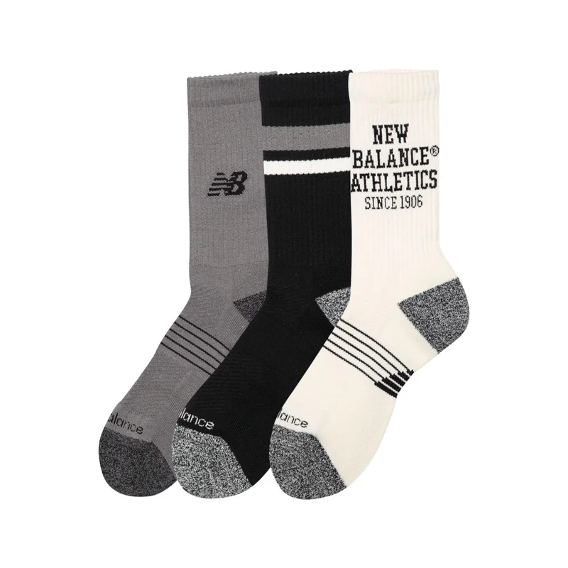 نيو بالانس Active Graphic Crew Socks 3 Pack