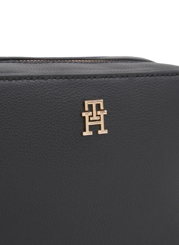 TOMMY HILFIGER - Logo Detail Zip Over Crossbody - Image 1