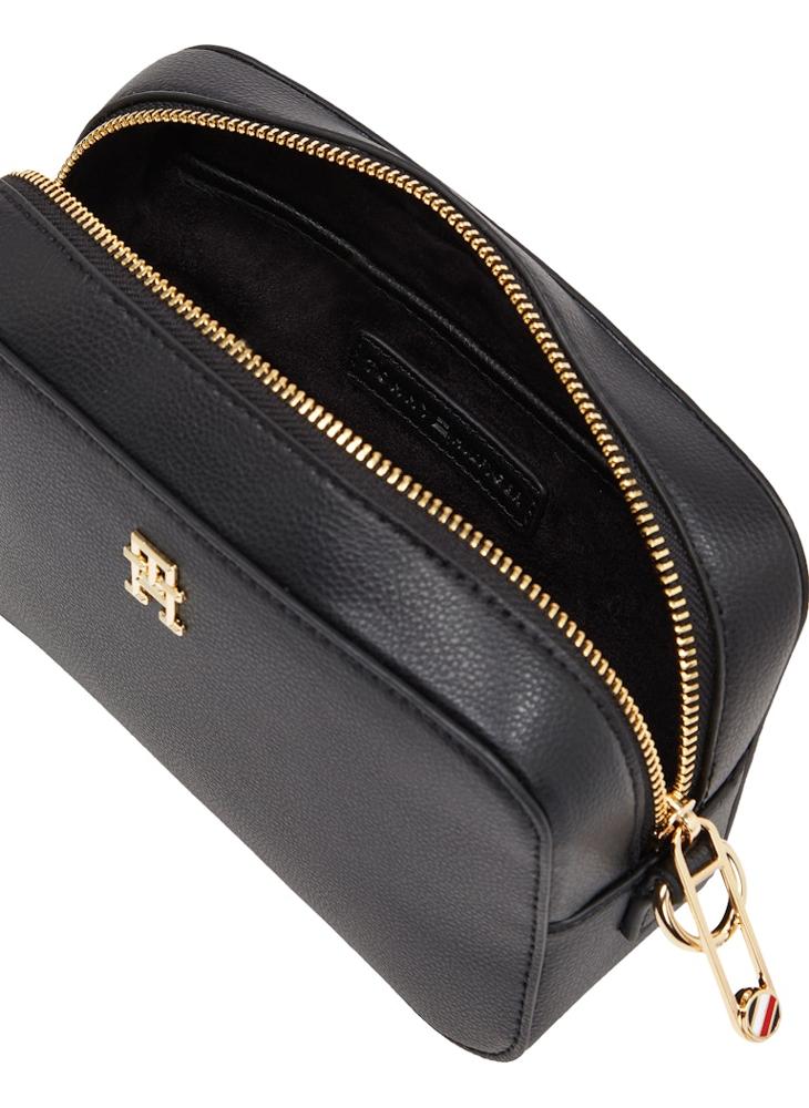 TOMMY HILFIGER - Logo Detail Zip Over Crossbody - Image 1
