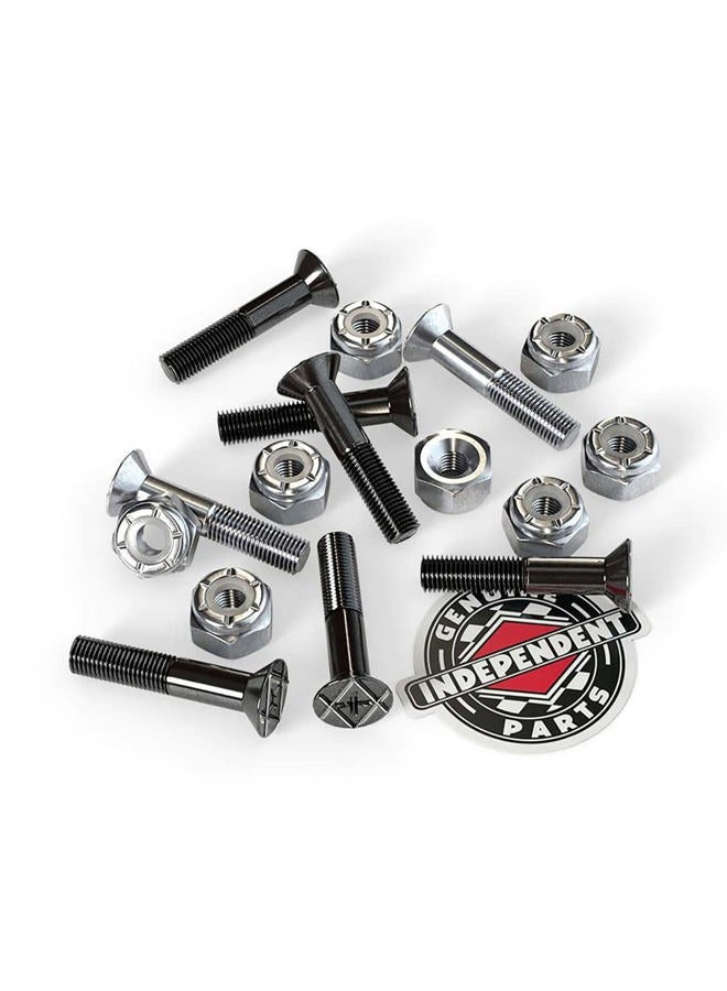 Independent Genuine Parts Cross Bolts Standard Phillips Skateboard Hardware (Black/Silver, 7/8") - Image 3