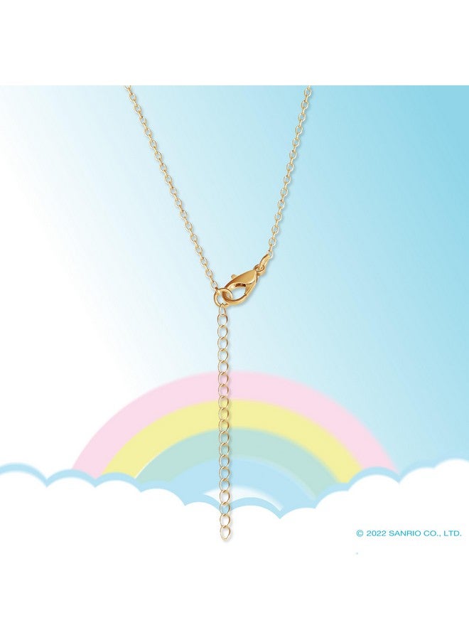 هالو كيتي قلادة سينامورول النسائية من Hello Kitty Sanrio مقاس 18 بوصة، قلادة سينامورول مطلية بالمينا ثلاثية الأبعاد، ترخيص رسمي - Image 5