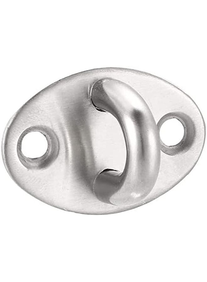 Stainless Steel Ceiling Hook Pad Eye Plate 39mm x 26mm x 19mm Wall Mount 4 Pcs - Image 2