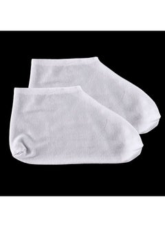 Hotop 3 Pairs White Socks Lotion Moisturizing Socks Spa Overnight Absorbing for Dry Cracked Feet for Women Ladies  - Image 5