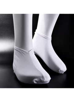 Hotop 3 Pairs White Socks Lotion Moisturizing Socks Spa Overnight Absorbing for Dry Cracked Feet for Women Ladies  - Image 3