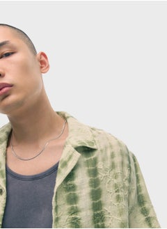 TOPMAN قميص مزخرف بتقنية صبغ التايداي  - Image 3