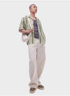 TOPMAN قميص مزخرف بتقنية صبغ التايداي  - Image 5