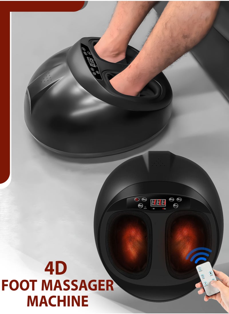 Toshonics 4D Shiatsu Foot Massager with 5 Intensities, 4 Modes, Infrared Heat, and Removable Sleeves for a Personalized, Hygienic, and Therapeutic Foot Massage Experience  - Image 1