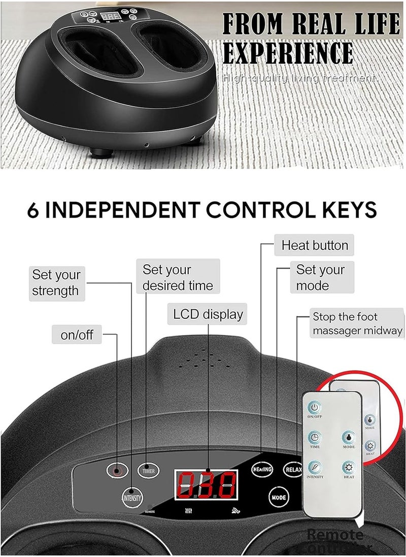 Toshonics 4D Shiatsu Foot Massager with 5 Intensities, 4 Modes, Infrared Heat, and Removable Sleeves for a Personalized, Hygienic, and Therapeutic Foot Massage Experience  - Image 5