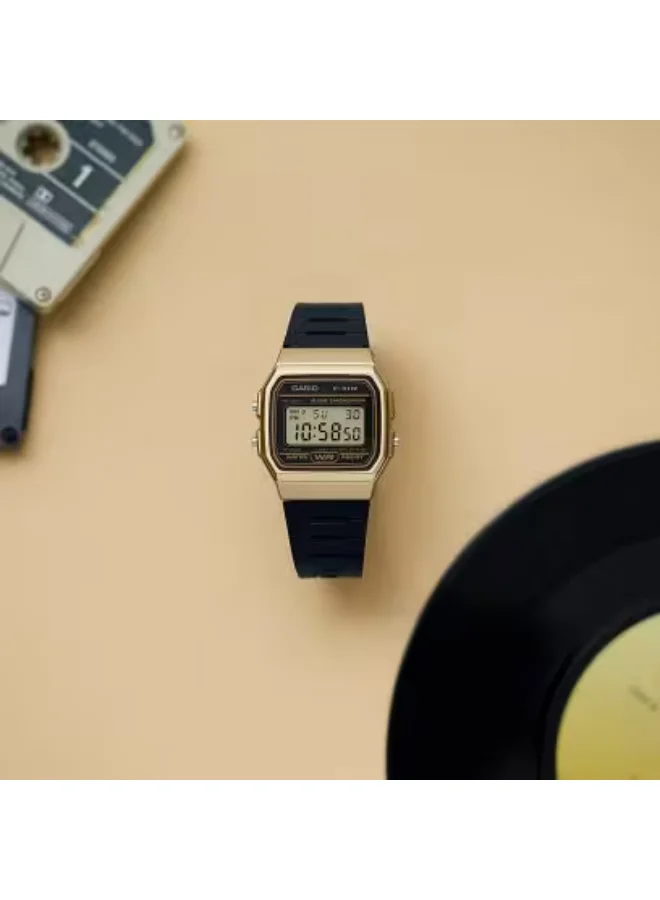 CASIO Unisex Resin Digital Watch F-91WM-9A - 35.2 mm