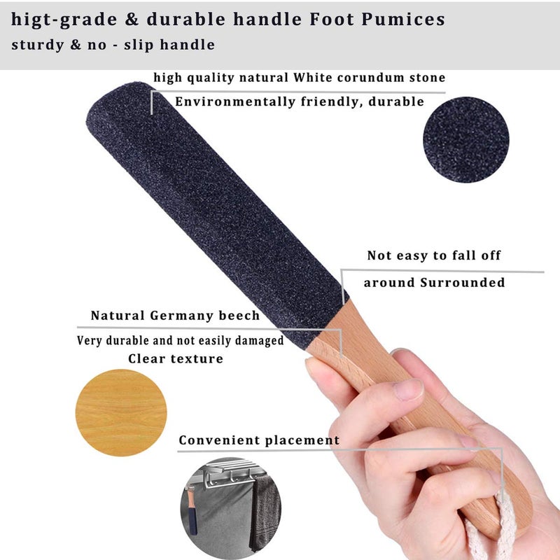Kinepi Foot File Callus Remover Foot Scrubber,Professional Pedicure Foot Rasp Removes Cracked Heels,Dead Skin,Corn,Hard Skin,Pumice Stone for Scraper File Brush Tools for Wet and Dry Feet - Image 4