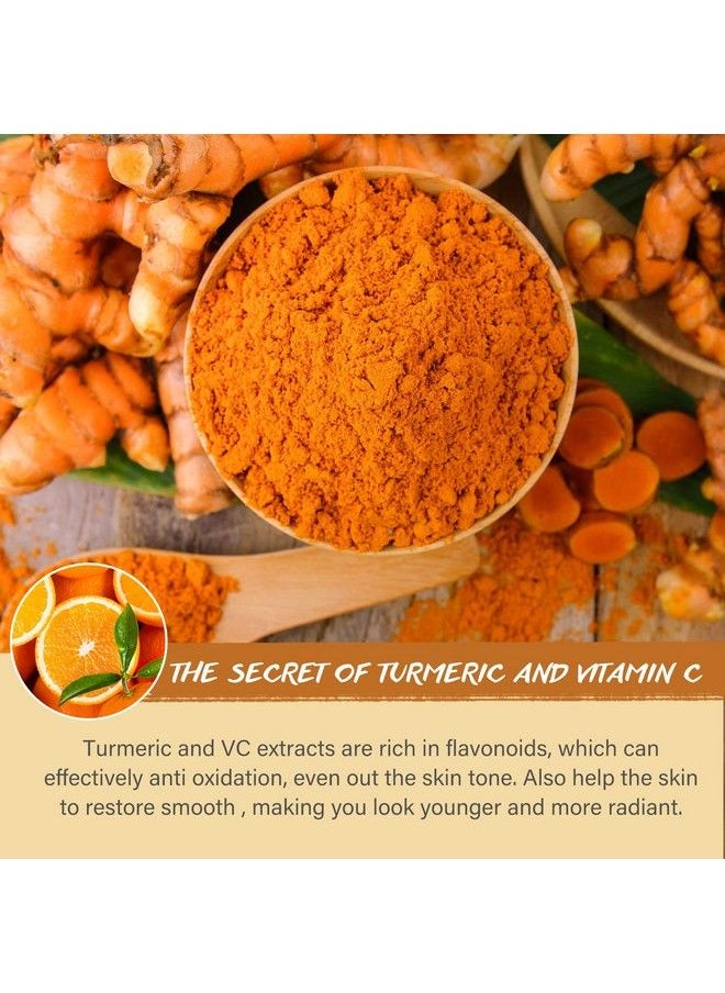 POP MODERN.C - Turmeric Vitamin C Clay Mask Deep Cleansing Face Mask Skin Care Improve Blackheads Acne Dark Spots And Even Out Skin Tone Facial Mask Control Oil And Refining Pores - Image 1