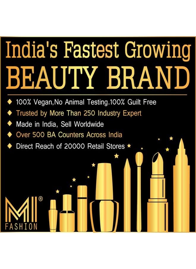 MI FASHION - Made In India Matte Liquid Lipsticks Long Lasting Smudge Proof Vegan 3Ml Each Pink Berry Berry Liquid Lipstick Peach Liquid Lipstick - Image 1
