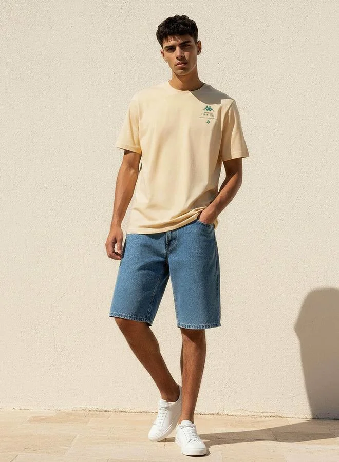 Kappa BEIGE Kappa Men 2 Way Stretch T shirt for Men | Best Price UAE