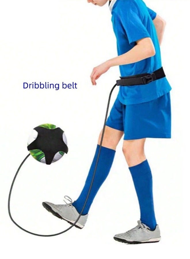 Generic Football Kick Trainer with Adjustable Training Belt, Hands-Free Solo Soccer Trainer Equipment for Kids Adults - Image 1