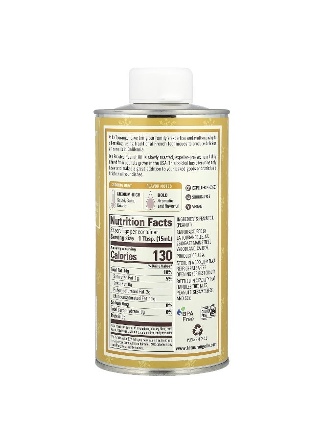 La Tourangelle La Tourangelle, Roasted Peanut Oil, 16.9 fl oz (500 ml)  - Image 2
