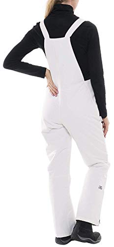 Arctix Women's Essential Insulated Bib Overalls, White, X-Large Tall - Image 2