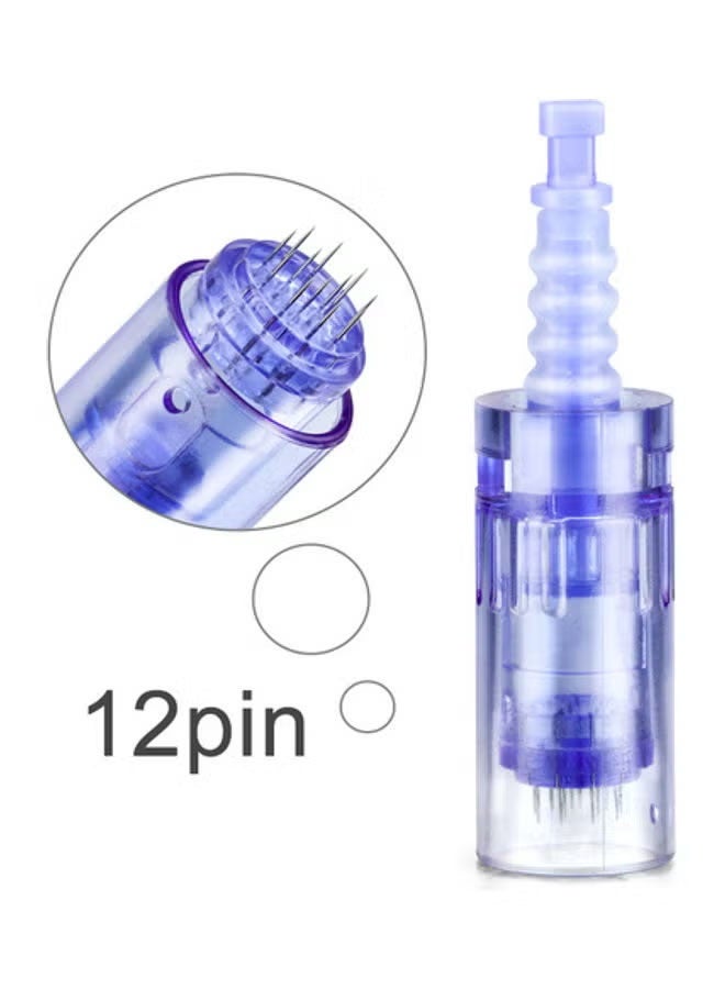 Dr.pen Derma Ultima A6 Replaceable Cartridges 12Pins Needle 10 Pcs Blue 8cm - Image 4