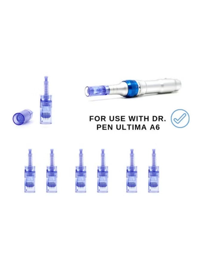 Dr.pen Derma Ultima A6 Replaceable Cartridges 12Pins Needle 10 Pcs Blue 8cm - Image 2