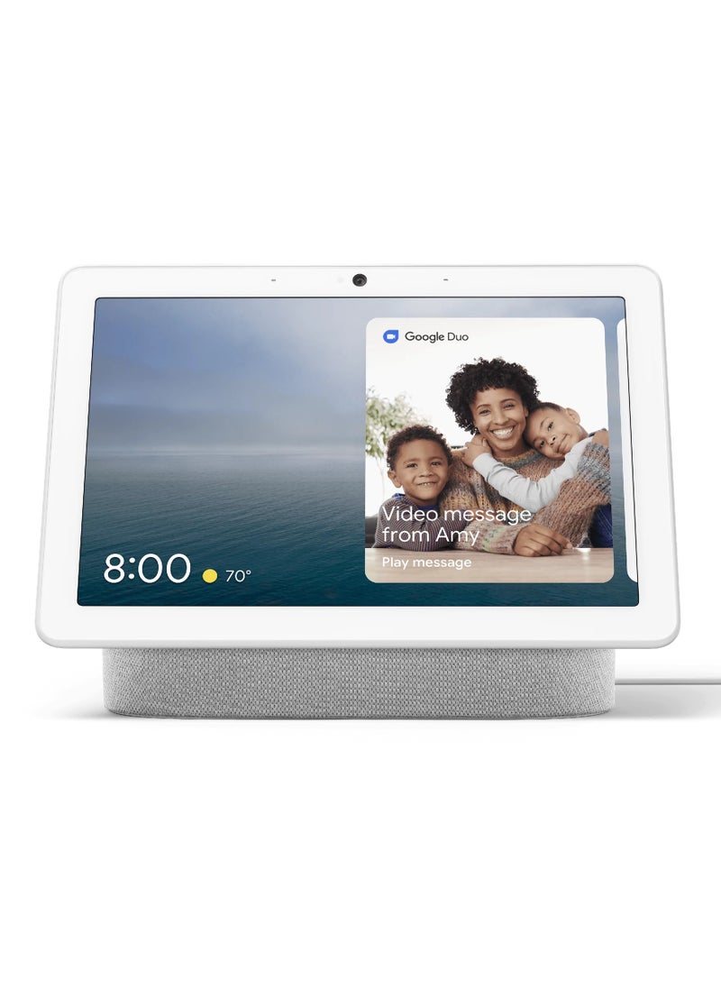 Google - Google Nest Hub Max - Chalk - Image 1
