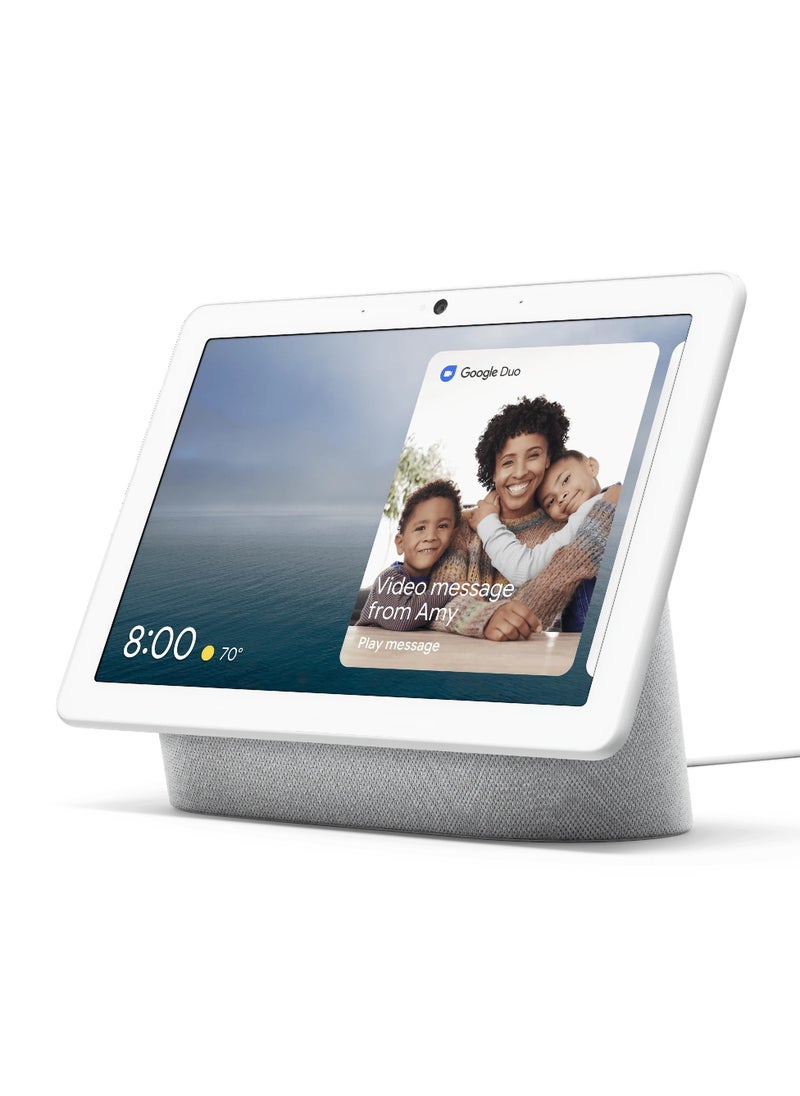 Google - Google Nest Hub Max - Chalk - Image 1