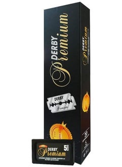 Derby Derby Premium Double Edge Razor Blades, 100 Count  - Image 1
