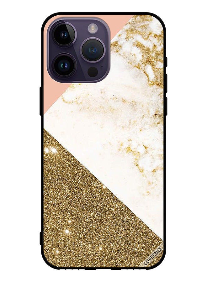 Covernex Protective Case Cover For Apple iPhone 14 Pro Max Glitter & Marble Pattern - Image 1