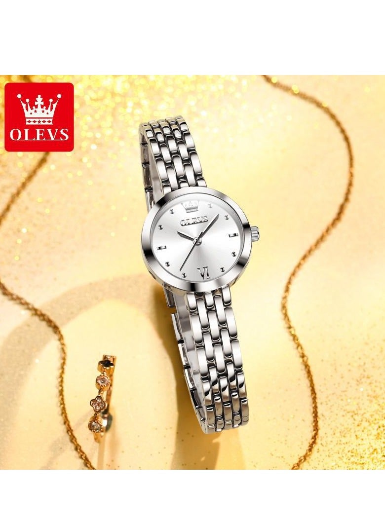 OLEVS Watches for Women Fashion Quartz Stainless Steel Water Resistant Watch 9992 - Image 1