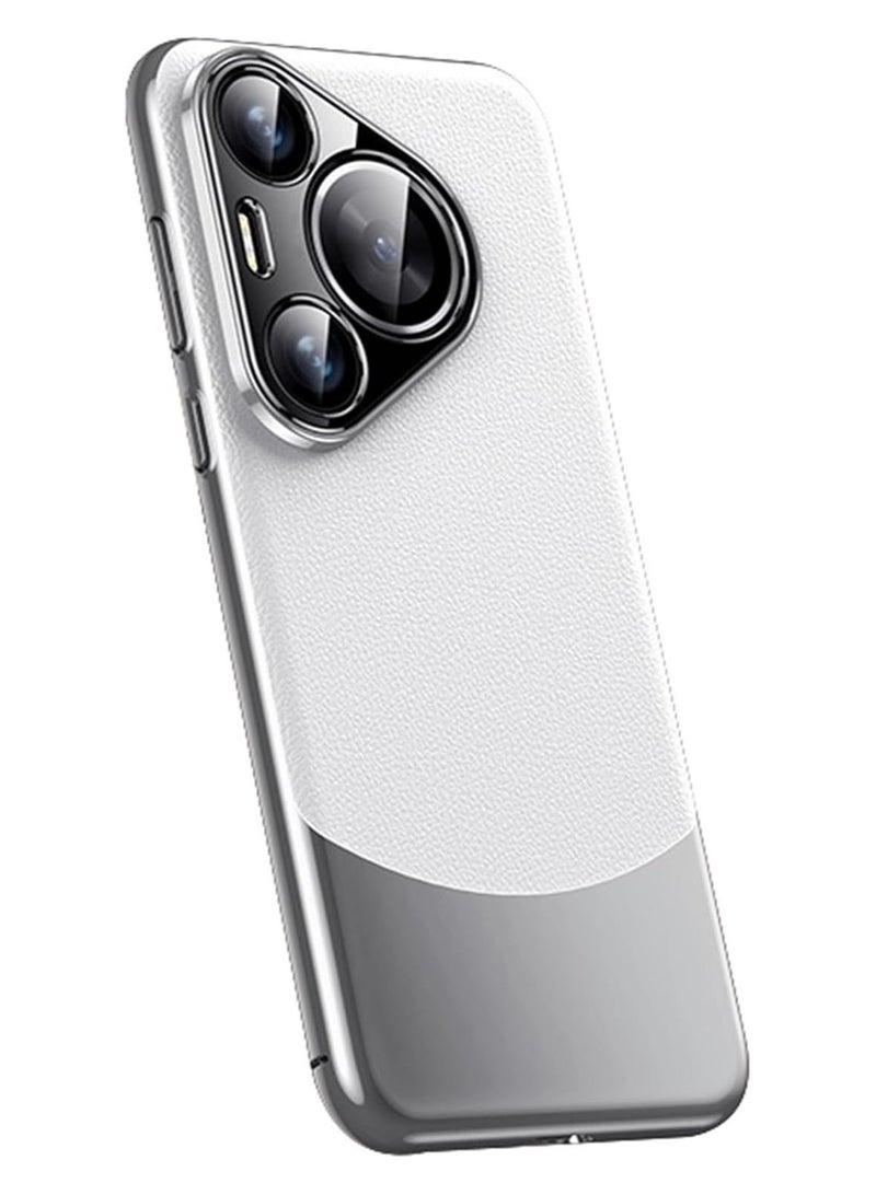 حافظة جلدية للأعمال لهواوي P70 / P70 برو، حماية عدسة ثقوب دقيقة، غطاء هاتف فائق النحافة وخفيف الوزن.