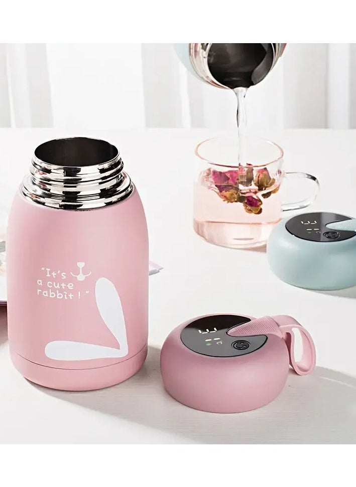 Generic - Vacuum Cup, Stainless Steel Steel Lightweight Portable Thermos with Temperature Display Stainless Steel Thermal Filter Coffee Tea, Vacuum Cup, Kids Water Bottle for Travel Home, School Office - Image 1