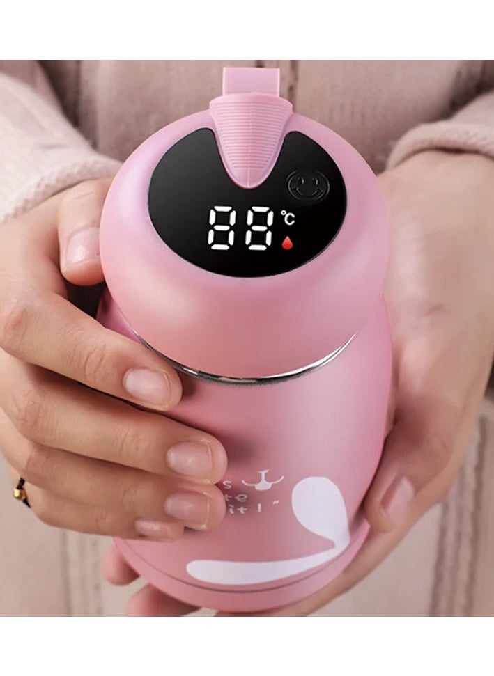 Generic - Vacuum Cup, Stainless Steel Steel Lightweight Portable Thermos with Temperature Display Stainless Steel Thermal Filter Coffee Tea, Vacuum Cup, Kids Water Bottle for Travel Home, School Office - Image 1