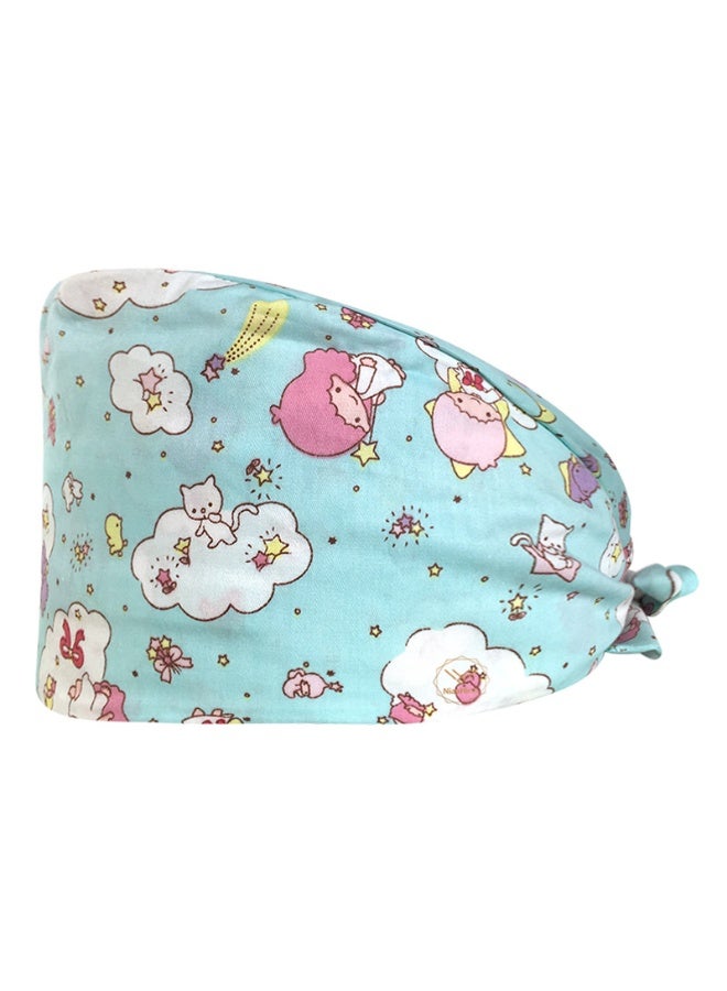KUYING Nurse Hat With Small Fresh And Cute Pattern Medical Work Hat 