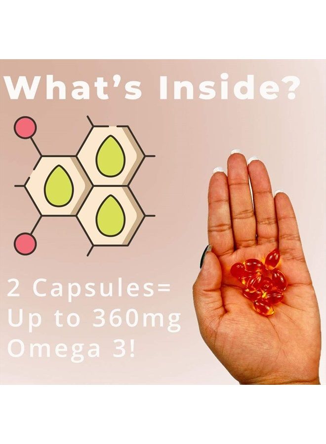 SEABUCKWONDERS زيت بذور البحر النبق، مصنوع من البحر النبق العضوي، 60-كبسولة لينة - Image 3