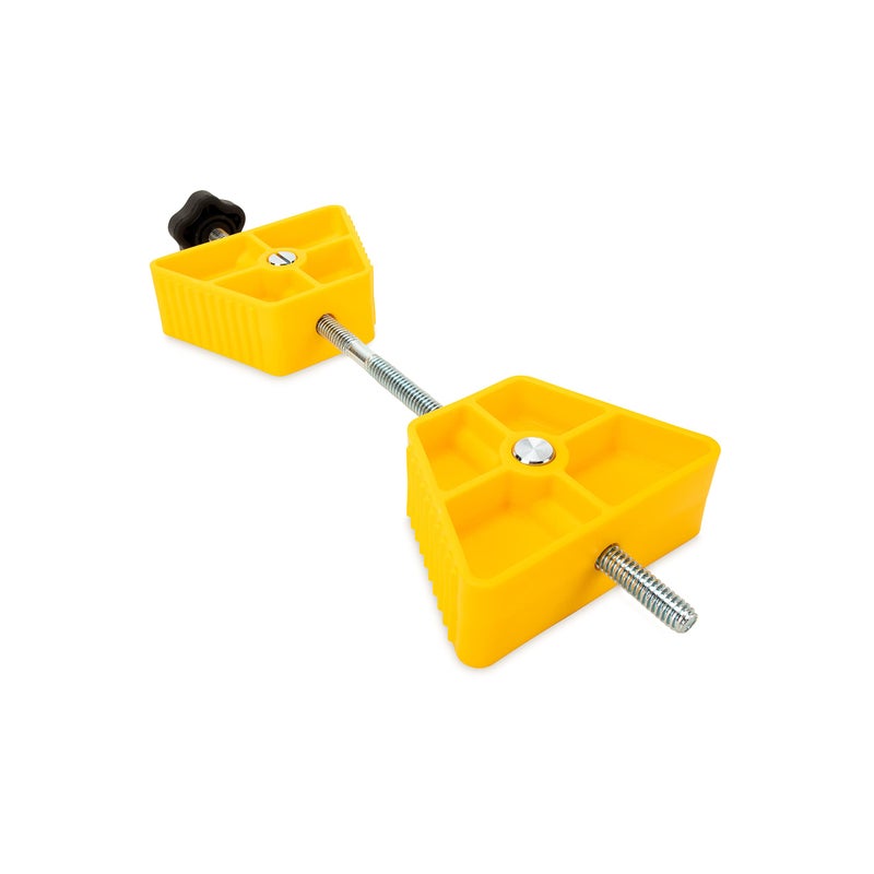 Camco Small RV Wheel Stop Features a Lightweight HeavyDuty Design with a Rubber Handle Prevents Shifting of Trailer Tandem Tires While Parked or ReHitching and Fits 26 to 30 Tires 44652