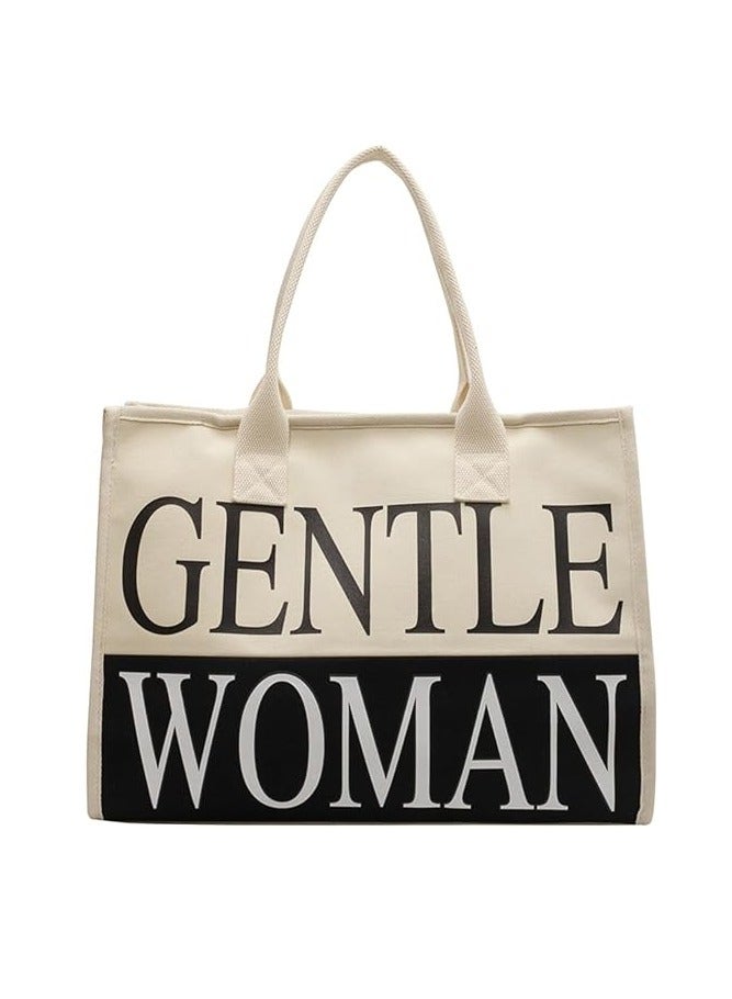 New letter printed shoulder bag - Image 1